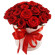 red roses in a hat box. United Kingdom, The
